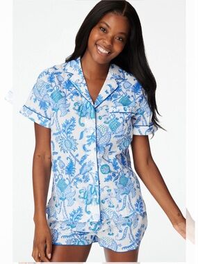 Roller Rabbit Cotton Cambric Amanda Lulu PJ Short Set